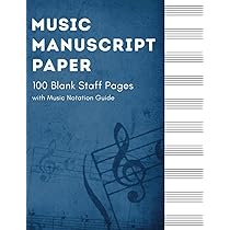 淡交テキスト2024年　点前と棚の扱い　12+1冊セット Music Manuscript Paper: 100 Blank Staff Pages with Music